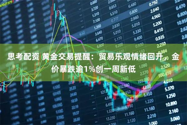 思考配资 黄金交易提醒:贸易乐观情绪回升,金价暴跌逾1%创一周新低