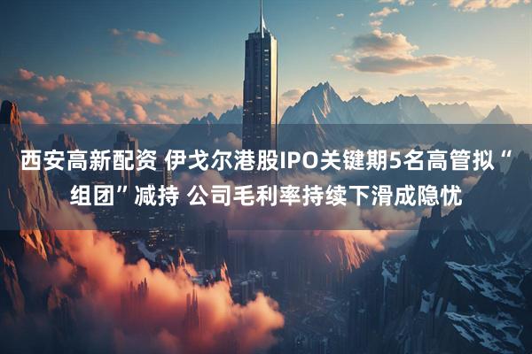 西安高新配资 伊戈尔港股IPO关键期5名高管拟“组团”减持 公司毛利率持续下滑成隐忧