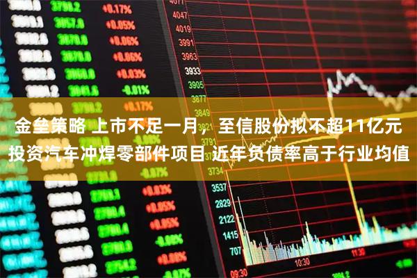 金垒策略 上市不足一月，至信股份拟不超11亿元投资汽车冲焊零部件项目 近年负债率高于行业均值